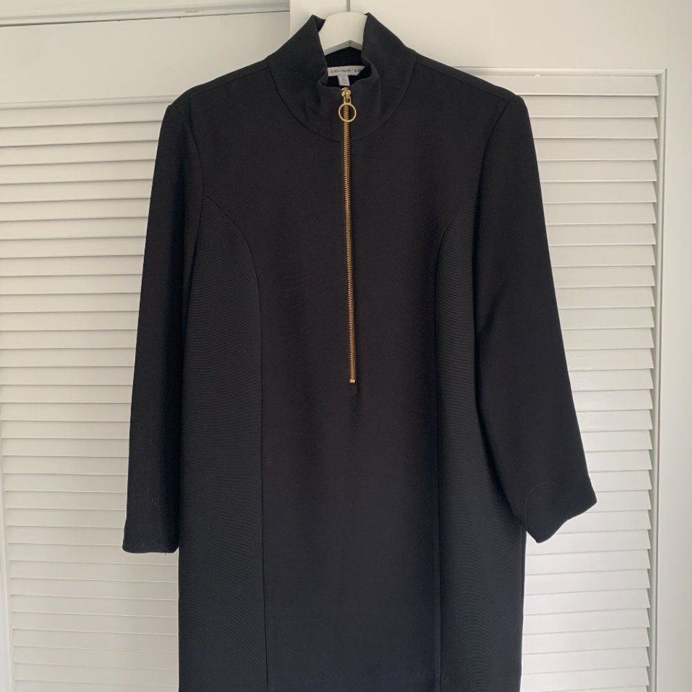 & Other Stories black zipper dress